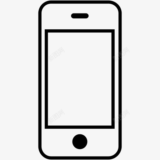 iphone手机iphone 4s图标svg_新图网 https://ixintu.com iphone iphone 4 iphone 4s 手机 智能手机 电子 设备 通讯 通话