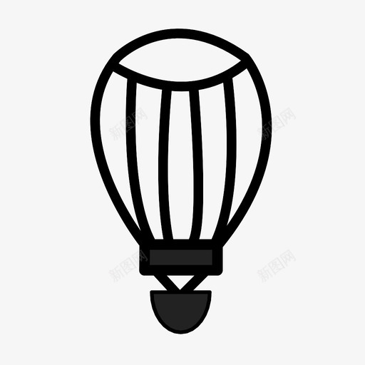 热气球冒险漂浮图标svg_新图网 https://ixintu.com 冒险 旅行 漂浮 热气球 运输 飞行