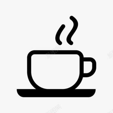 咖啡饮料咖啡馆图标图标