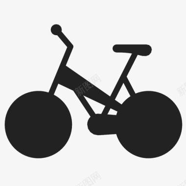 自行车比基尔城市图标图标