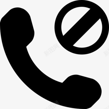 禁止打电话打电话通讯图标图标