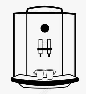 咖啡机咖啡壶饮料图标图标