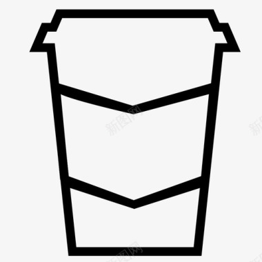 咖啡随身杯茶图标图标
