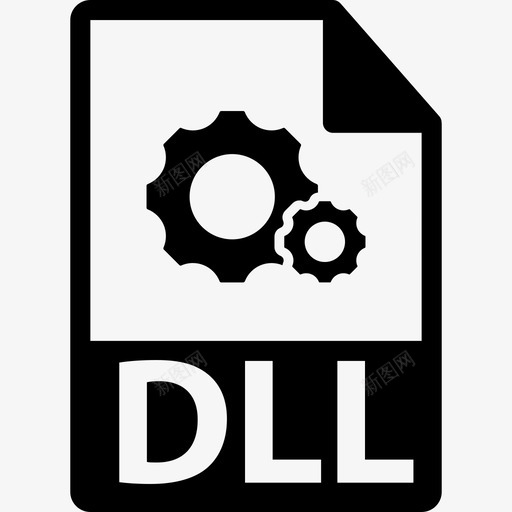 DLL文件格式变量界面文件格式图标svg_新图网 https://ixintu.com DLL文件格式变量 文件格式图标 界面