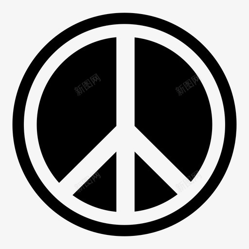 和平希望爱图标svg_新图网 https://ixintu.com 和平 和平的标志 希望 爱 象征