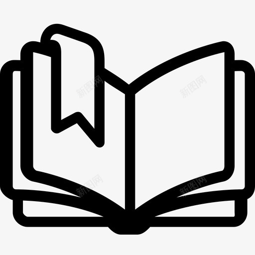 书书签书签标签图标svg_新图网 https://ixintu.com 书 书签 书签标签 文献 阅读 阅读书签