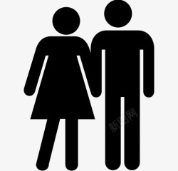 吸引人夫妻吸引力人爱关系图标高清图片