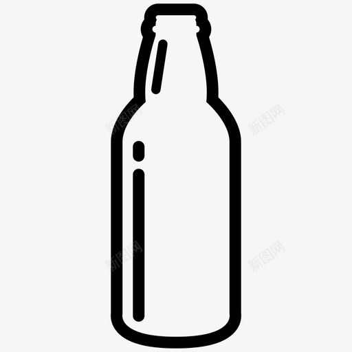 瓶瓶啤酒玻璃杯图标svg_新图网 https://ixintu.com 包装 咆哮器 玻璃杯 瓶 瓶啤酒 苏打水瓶子