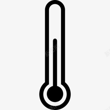 温度计工具恒温器图标图标