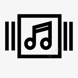 歌曲封面音乐音频封面流图标高清图片