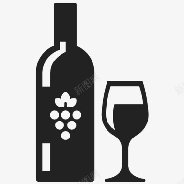 采购产品葡萄酒酒杯葡萄酒图标图标