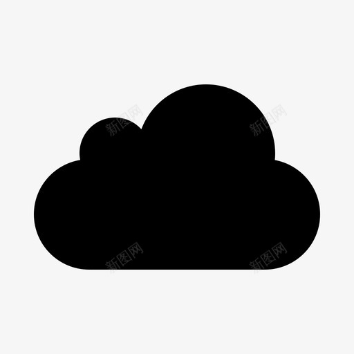 云数据降水图标svg_新图网 https://ixintu.com 云 天气 天空 数据 降水