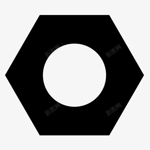 螺母螺栓制造图标svg_新图网 https://ixintu.com 修理 制造 固定 工具 螺栓 螺母 螺钉