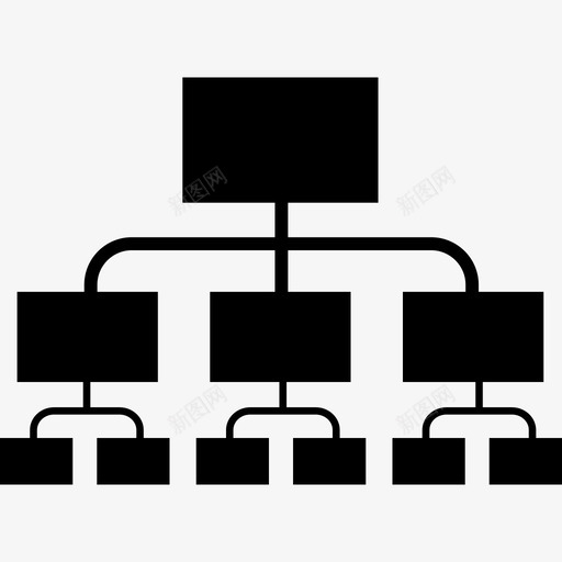 网络老板括号图标svg_新图网 https://ixintu.com 互联网 图表 层次结构 工作 括号 网络 老板 职位