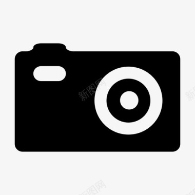照相机数码相机对焦图标图标