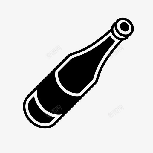 瓶酒精啤酒瓶图标svg_新图网 https://ixintu.com 啤酒瓶 容器 沙司 玻璃杯 瓶 番茄酱 苏打水 调味品 酒精