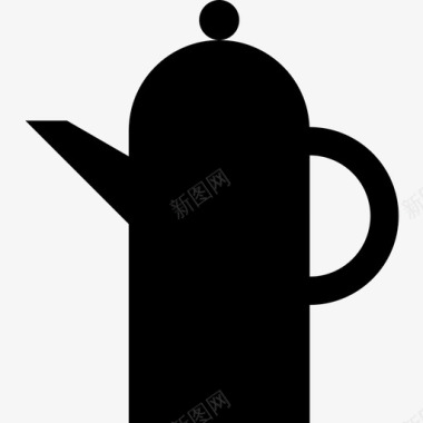 咖啡壶咖啡机法式咖啡机水壶水图标图标