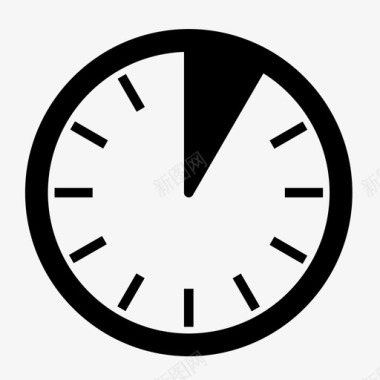 时钟时钟时间测量计时计时器图标图标