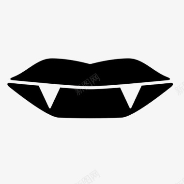 吸血鬼诱惑恐怖图标图标