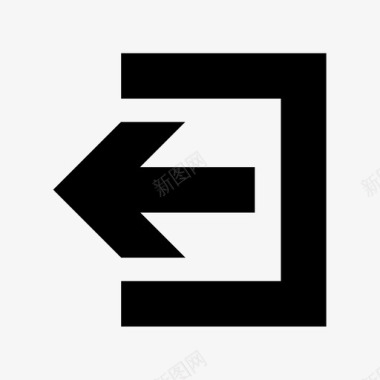 发件箱箭头退出图标图标