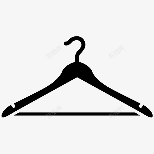 衣架衣柜衣服图标svg_新图网 https://ixintu.com 外套 女孩的东西图标 时尚 衣服 衣架 衣柜