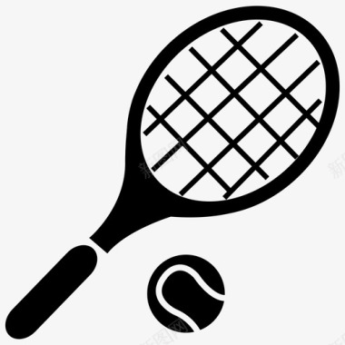 网球运动员田径图标图标