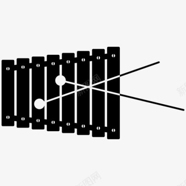 木琴乐器器乐图标图标