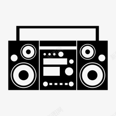 收音机扬声器说唱乐收音机90年代收音机80年代图标图标