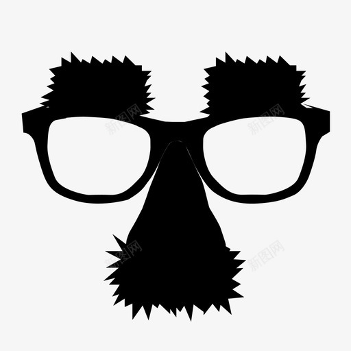 伪装服装眼镜图标svg_新图网 https://ixintu.com 丑 伪装 傻子 服装 眼镜 笑话 间谍