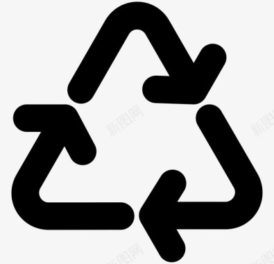 回收环境再利用可持续垃圾图标图标