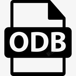 ODB文件格式ODB文件格式变量接口文件格式文本图标高清图片