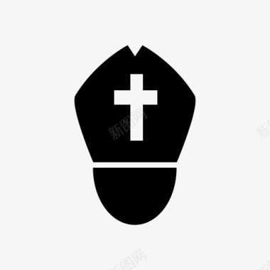 教皇天主教徒基督徒图标图标