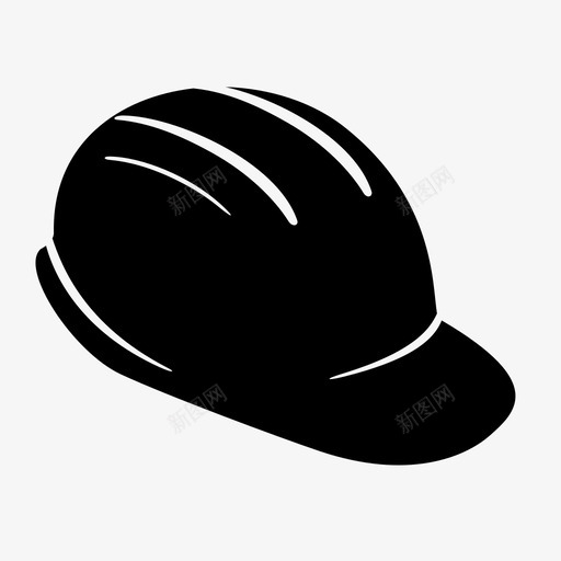 安全帽结构头套图标svg_新图网 https://ixintu.com 头套 头戴 头盔 安全 安全帽 工作 结构