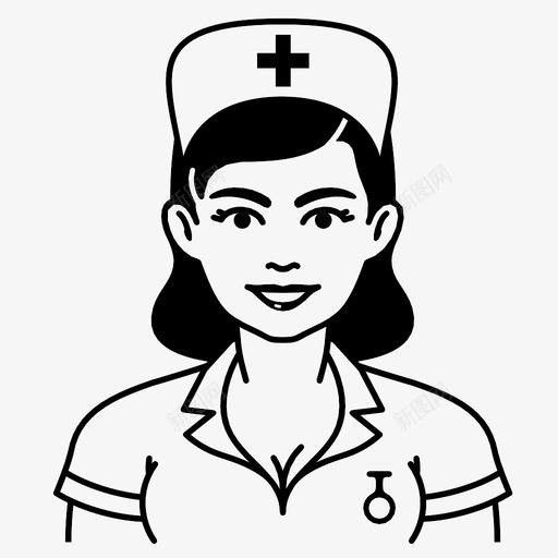 护士医生女性图标svg_新图网 https://ixintu.com 人 医生 女人 女士 女性 性感 护士 诱人