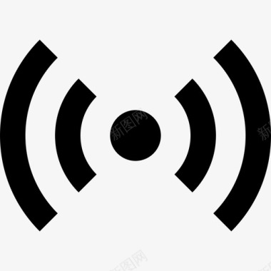 信号wifi波形图标图标