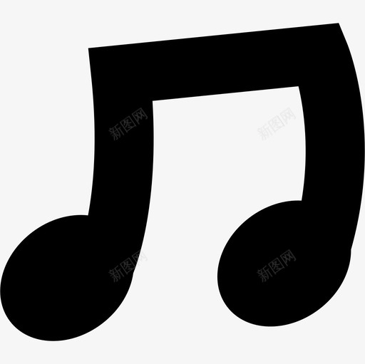 连接第十六个音符音乐音乐和声音2图标svg_新图网 https://ixintu.com 连接第十六个音符 音乐 音乐和声音2