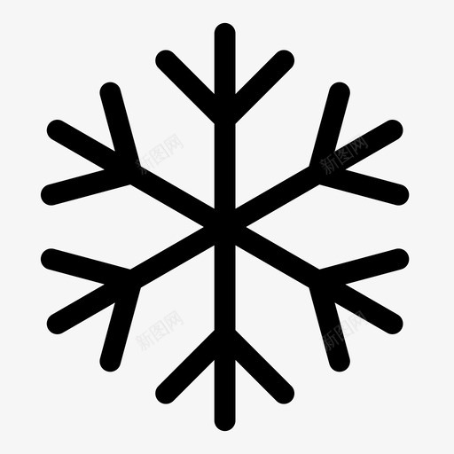 电暖器雪花标志图片