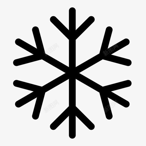 霜冻的天气符号图片