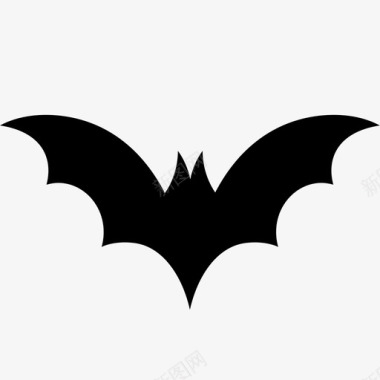 蝙蝠翅膀夜间活动图标图标