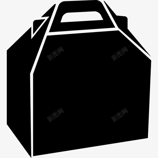 盒装食品包装文具图标svg_新图网 https://ixintu.com 文具 盒装食品包装