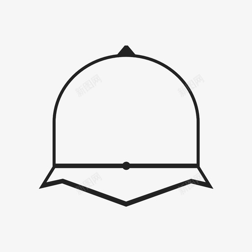 警察头盔帽子头盔图标svg_新图网 https://ixintu.com 头盔 帽子 警官 警察头盔