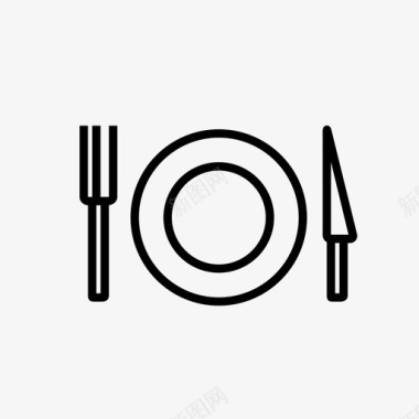 餐具食物刀图标图标