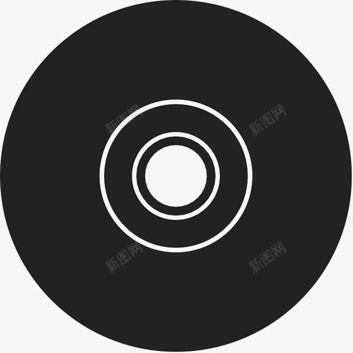 cd电脑数据图标svg_新图网 https://ixintu.com cd 光盘 数据 文件 电脑 音乐