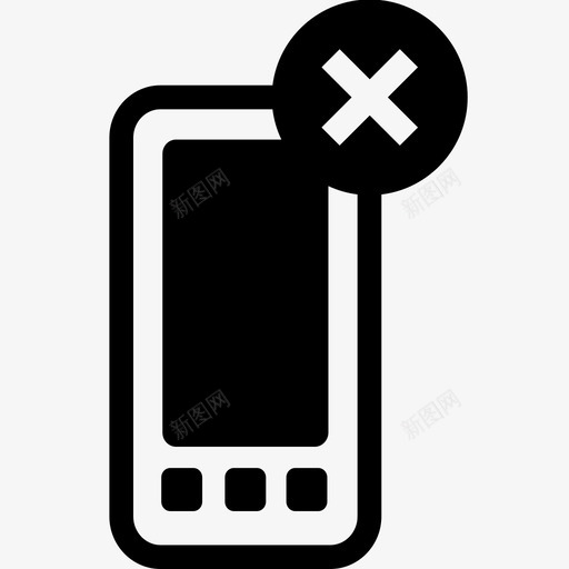 关闭手机关闭iphone图标svg_新图网 https://ixintu.com 关闭 关闭iphone 关闭智能手机 手机