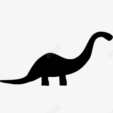 恐龙动物史前的图标图标