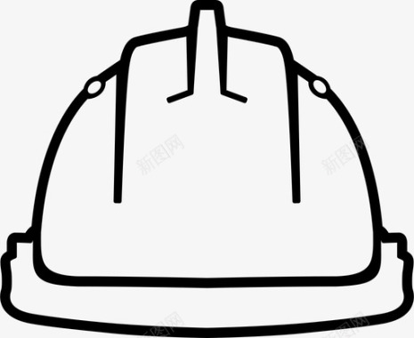 安全帽建筑工人头盔图标图标