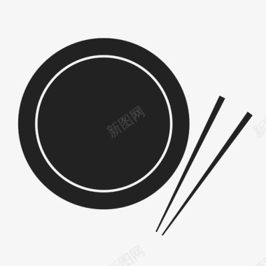 面条中餐中国面条筷子美食家图标图标