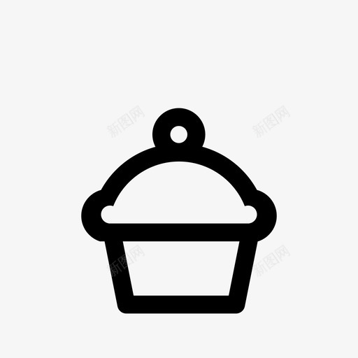 蛋糕烘焙食品面包房图标svg_新图网 https://ixintu.com 招待 松饼 烘焙食品 甜食 糖果 蛋糕 面包房 食品