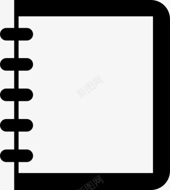 笔记本日期簿纸张图标图标