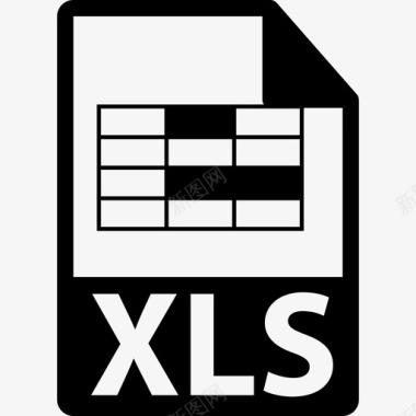 Xls文件格式符号界面文件格式图标图标